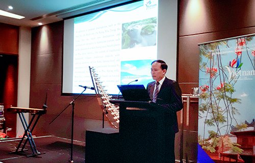  Phó Tổng cục trưởng TCDL Ngô Hoài Chung phát biểu tại chương trình